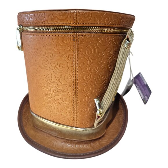 Loungefly Willy Wonka Golden Ticket Figural Hat Crossbody Bag (Limited Edition) - Picture 2 of 5